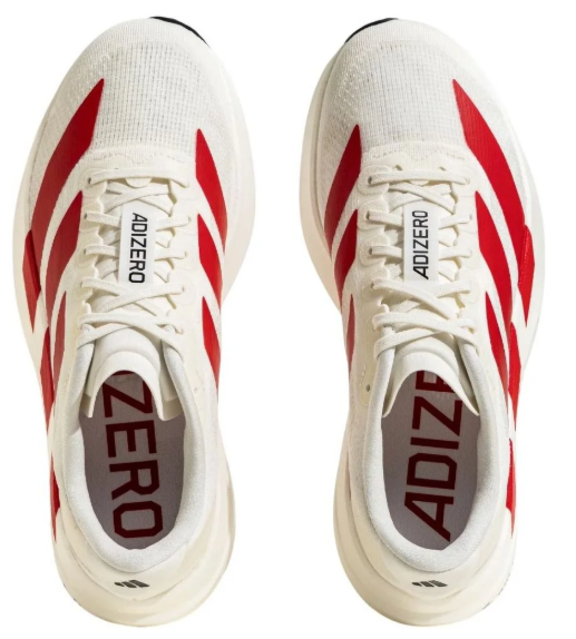 adidas Adizero Evo SL 'White / Red' Running Shoes