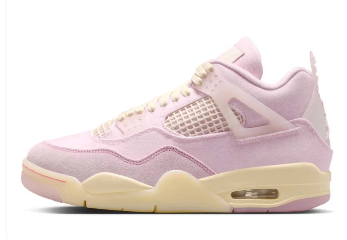 Women's Air Jordan 4 Retro Pearl Pink / Iced Carmine