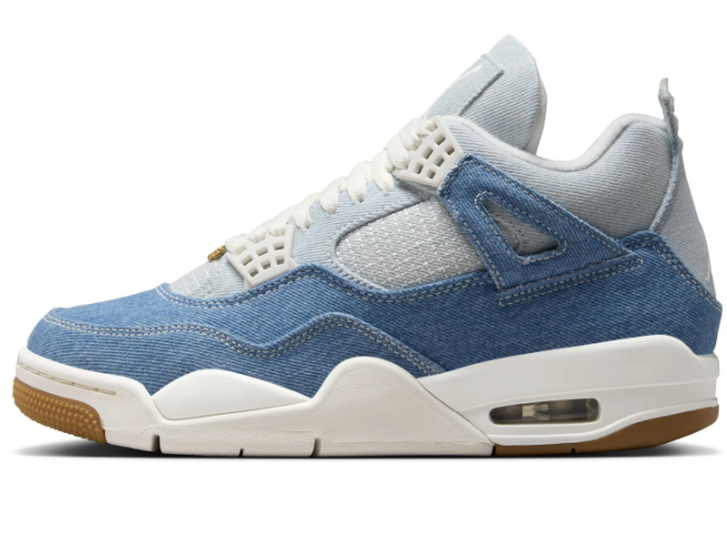 Women's Air Jordan 4 TEX 'Denim' Sneakers - IB6716-100