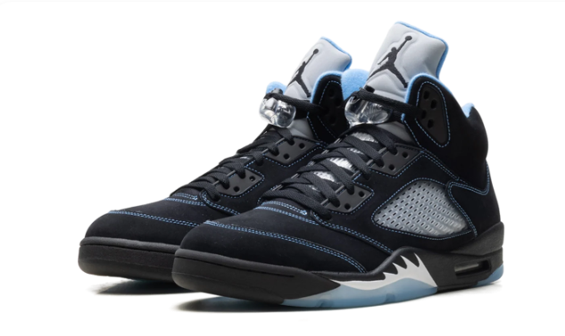 Air Jordan 5 Low 'Black / University Blue' 2026 Sneakers