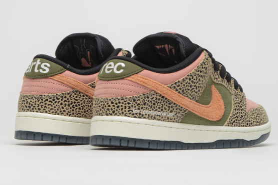 Nike SB x Arts-Rec Dunk Low Pro QS Khaki / Amber Brown / Rough Green / Rust Pink IH3211-200