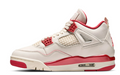 Women's Air Jordan 4 Retro Pale Ivory / Tough Red HV0823-108