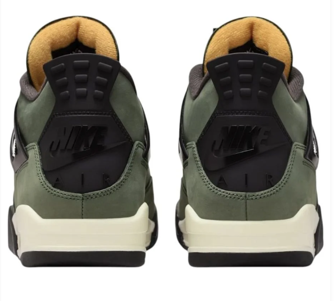 Undefeated x Air Jordan 4 'Deep Green' 2025 Sneakers