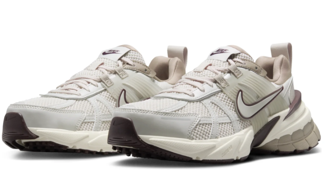 Women's Nike V2K Run Sneakers - Light Greenish Brown / Khaki FD0736-103
