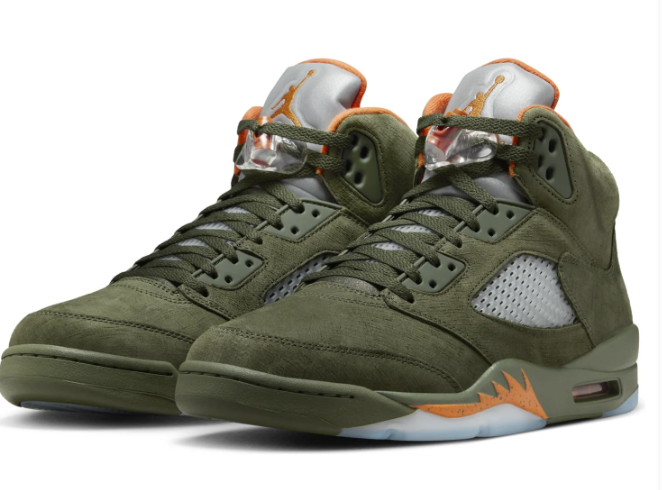 Air Jordan 5 Retro 'Olive' 2024 Sneakers