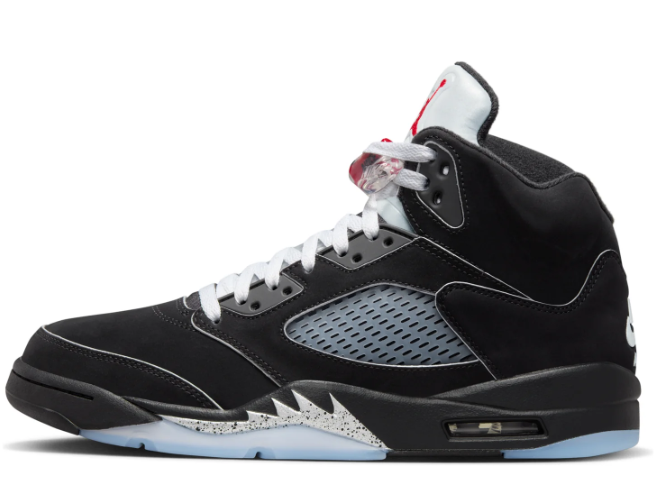 Air Jordan 5 Retro OG 'Black Metallic Reimagined' Sneakers