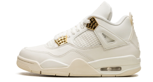 Women's Air Jordan 4 Sneakers - Sail AQ9129-170