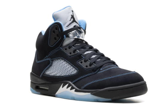 Air Jordan 5 Low 'Black / University Blue' 2026 Sneakers