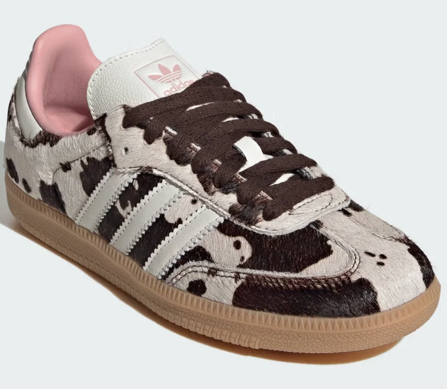 adidas Originals Women’s Samba OG Sneakers - Cow Print
