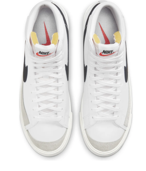 Nike Blazer Mid '77 Vintage White Black Sneakers | BQ6806-100