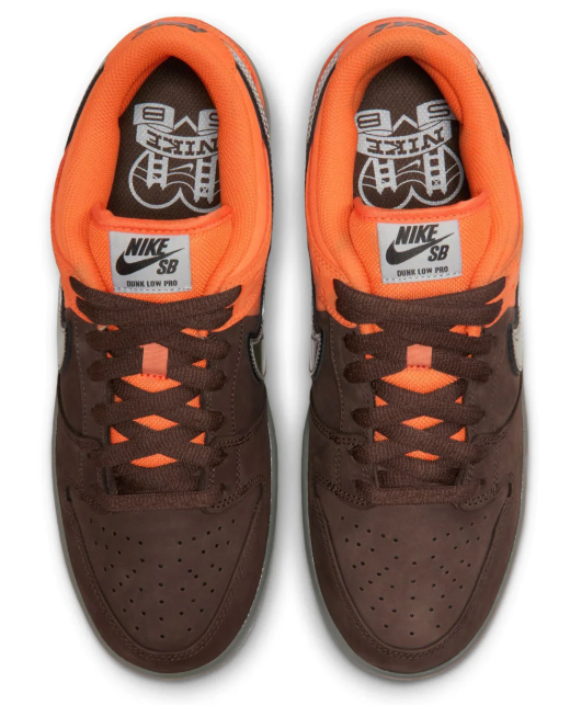 Nike SB Muni Fast Pass Dunk Low Pro Safety Orange / Wolf Grey / Baroque Brown