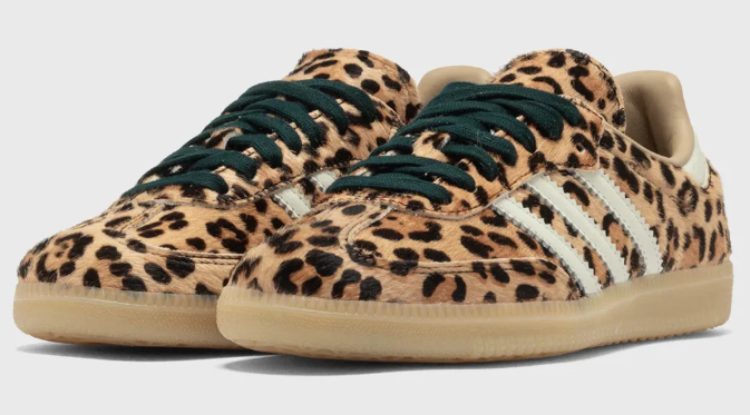 adidas Originals Women’s Samba OG Sneakers - Leopard Magic Beige KI6674