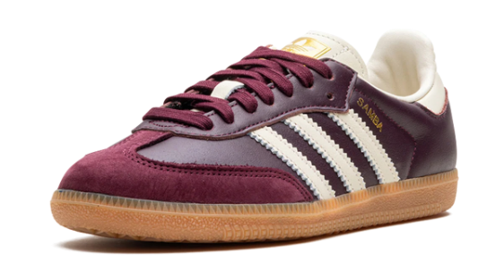 Women's adidas Samba OG Maroon / Cream White ID04779