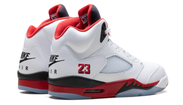 Air Jordan 5 'Fire Red – Black Tongue' 2025 Sneakers