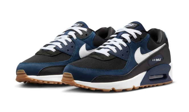 Nike Air Max 90 'Black White' Men's Sneakers
