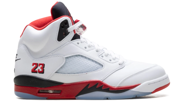Air Jordan 5 'Fire Red – Black Tongue' 2025 Sneakers
