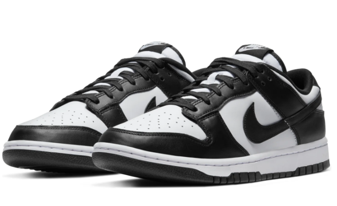 Nike Dunk Low 'Panda' Black White Sneakers | DD1391-100