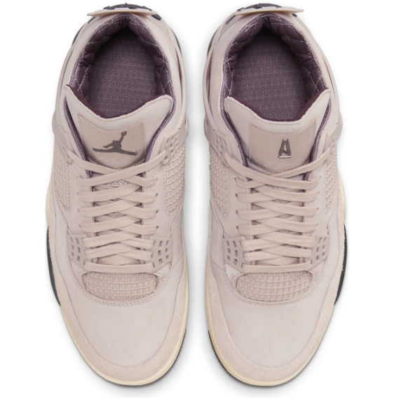 A Ma Maniére x Women's Air Jordan 4 'Fossil Stone' Sneakers