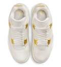 Women's Air Jordan 4 Retro 'Metallic Gold' Sneakers