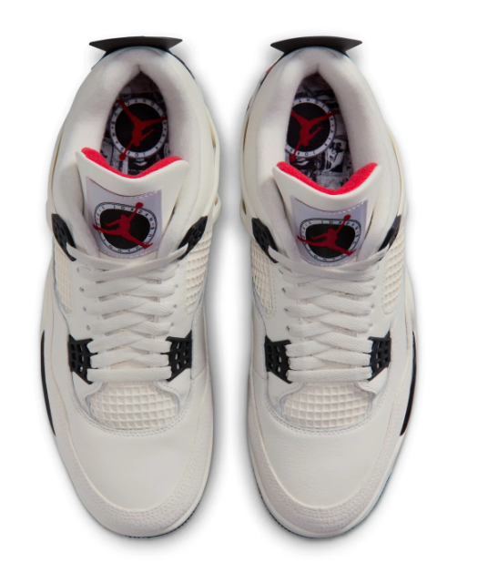 Men's Air Jordan 4 'Flight Club' Sail / Black / University Red