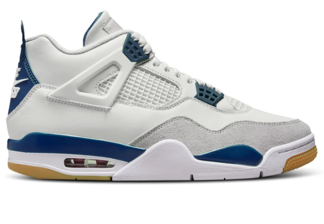 Nike SB x Air Jordan 4 Navy Skate Shoes