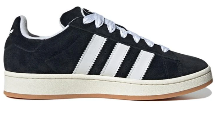 adidas Campus 00s Sneakers - Black / White / Gum HQ8708