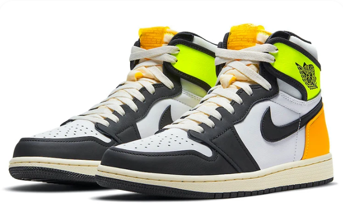 Air Jordan 1 Retro High OG Sneakers - Volt Gold 555088-118
