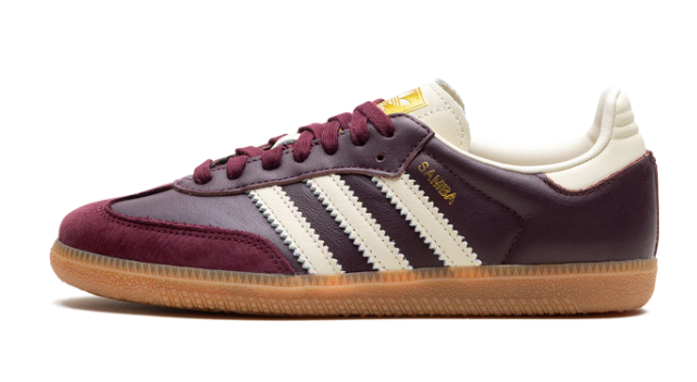 Women's adidas Samba OG Maroon / Cream White ID04779