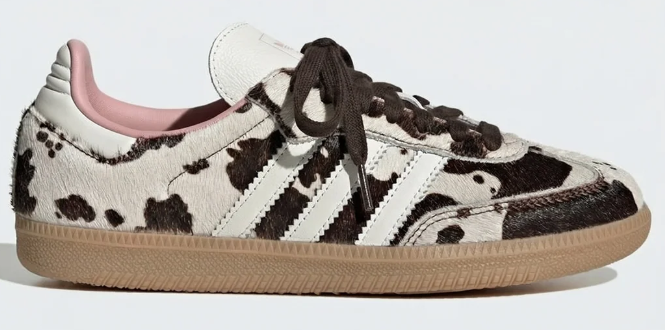 adidas Originals Women’s Samba OG Sneakers - Cow Print