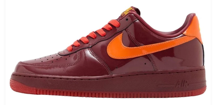 Nike Air Force 1 Low 'Red Patent' Sneakers