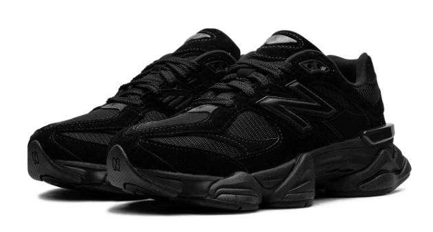 New Balance 9060 'Triple Black' Sneakers