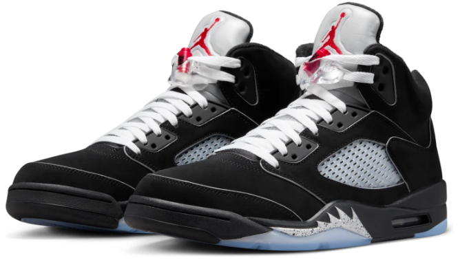 Air Jordan 5 Retro OG 'Black Metallic Reimagined' Sneakers