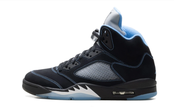 Air Jordan 5 Low 'Black / University Blue' 2026 Sneakers