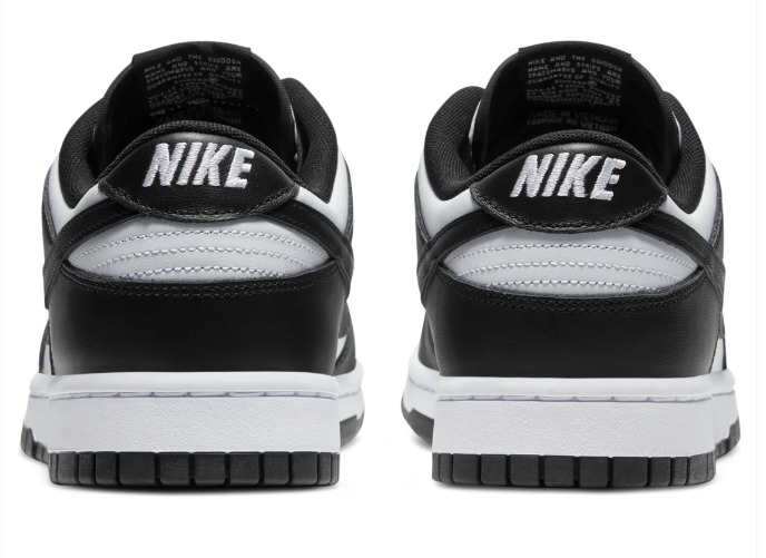 Nike Dunk Low 'Panda' Black White Sneakers | DD1391-100