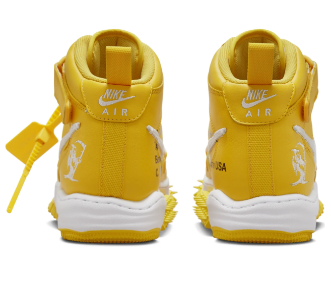 Nike x Off-White Air Force 1 Mid SP Varsity Maize DR0500-101