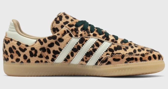 adidas Originals Women’s Samba OG Sneakers - Leopard Magic Beige KI6674