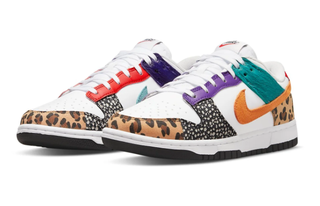 Women's Nike Dunk Low SE 'Safari Mix' Sneakers - DN3866-100